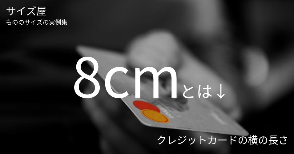 8cmとは「クレジットカードの横の長さ」くらいの高さです